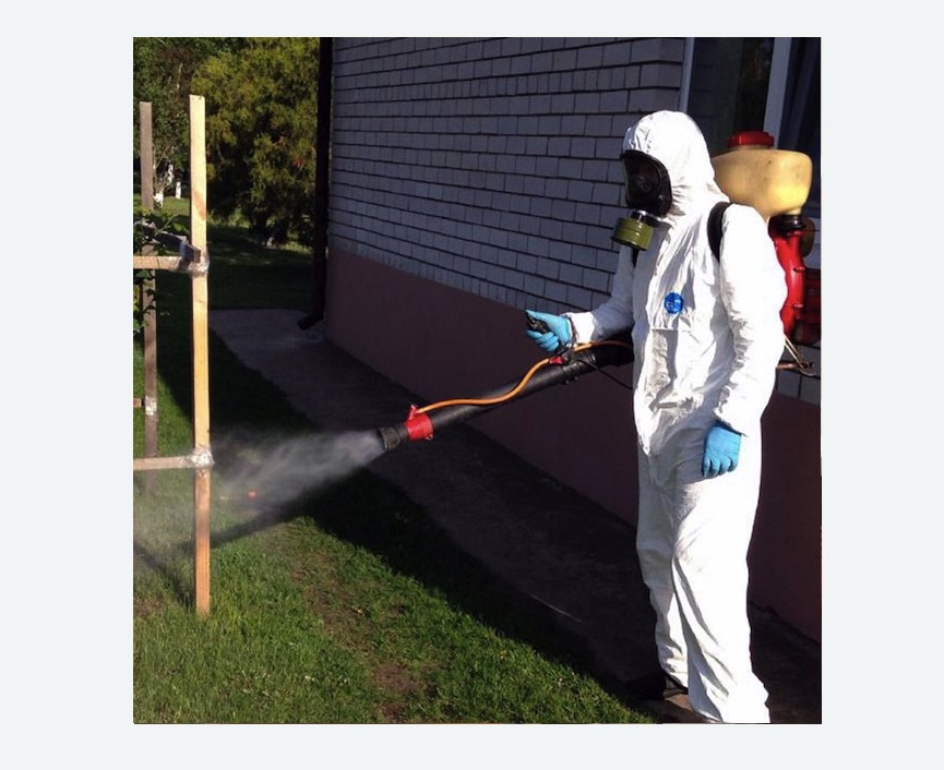 травля клещей на участке в Макушино